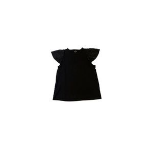 Kate Spade Black Cap Sleeved T-Shirt - Women’s Size XS